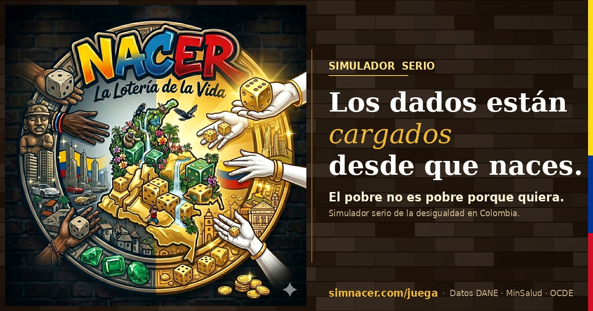 NACER &mdash; Simulador de la desigualdad en Colombia